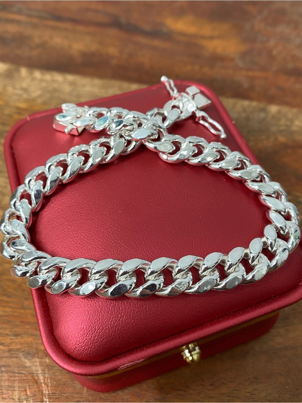 925 Sterling Silver Cuban Link Bracelet